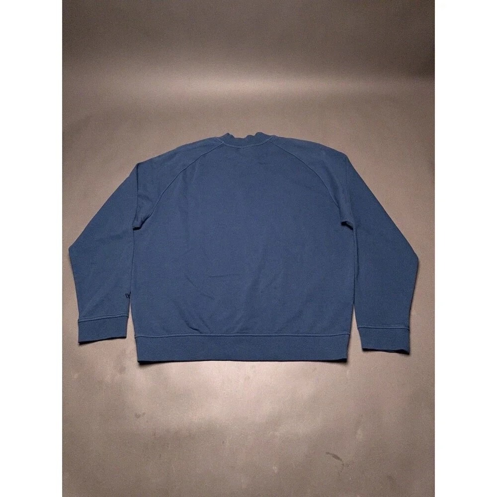 VRST Men's 1/4 Zip Pullover Long Sleeves Teal Blue Sweatshirt Medium NWT